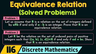 Equivalence Relation Solved Problems [upl. by Cataldo]