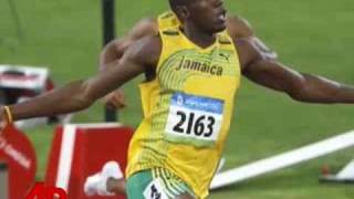 Usain Bolt runs 969 for World Record in 100m [upl. by Nevar]