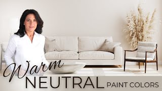 Best Light Warm Neutral Paint Colors To Balance Your Space  Interior Design [upl. by Ruzich]