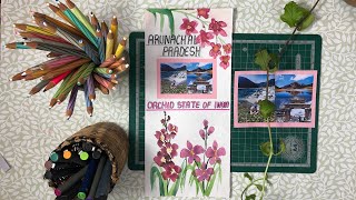 Travel brochure project theam creating Arunachal Pradesh [upl. by Con]