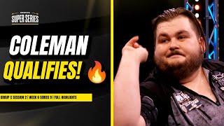 ASHLEY COLEMAN MAKES FINALS NIGHT 💥  Darts Highlights  Week 6 Group C Session 2 [upl. by Gala993]