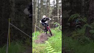 Tweedlove Enduro Greg Jolliffe’s Final Corner MTB Techniques mtb mountainbikeride [upl. by Nnylkoorb]