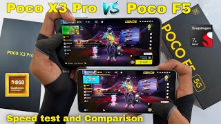 Poco x3 pro VS Poco f5 speed test and comparison and all features [upl. by Occer]