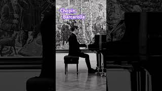 Chopin Barcarolle piano chopin liveclassicalmusic concerthall [upl. by Carri783]