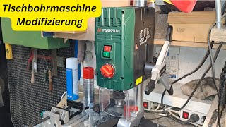 Tischbohrmaschine PTBMOD 710 C3 Optimieren für genaueres Bohren [upl. by Enilaf]