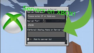 How to join SERVERS on BEDROCK TUTORIAL Xbox one [upl. by Cinderella234]