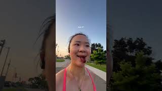 lets run a half marathon 🏃🏻‍♀️🧂🍉marathon marathontraining longrun running halfmarathon [upl. by Connel]