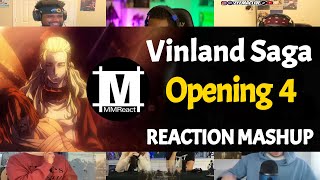 Vinland Saga Opening 4  Reaction Mashup [upl. by Yerhpmuh]