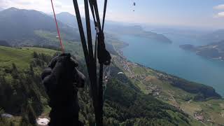 Paragliding Klewenalp  Niederbauen [upl. by Ahtaela]