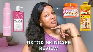 SKINCARE PRODUCTS TIKTOK MADE ME BUY AND IF IT WAS WORTH MY MONEY [upl. by Loredo]