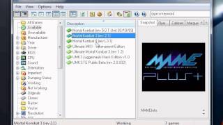 Modified  MAME32 Plus Plus 0119 MK edition [upl. by Yrok]