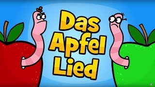 ♪ ♪ Kinderlied Apfel  Das Apfel Lied  Hurra Kinderlieder [upl. by Emaj]