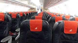 My review of Alitalias economy class Rome to Athens on an A320 [upl. by Rae21]