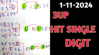 WIN BIG on 1112024 with This Single Digit 3up Thai Lottery Trick [upl. by Dusen]