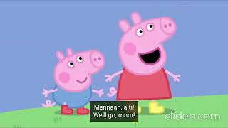 Pipsa Possu suomeksi – Subtitles  Tekstitys – Hellepäivä – Peppa Pig In Finnish [upl. by Vivica]