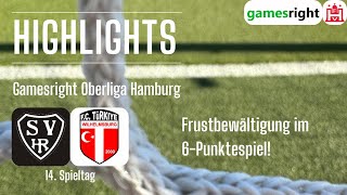 14 Spieltag Gamesright Oberliga Hamburg Highlights SV HalstenbekRellingen  FC Türkiye [upl. by Fagaly]