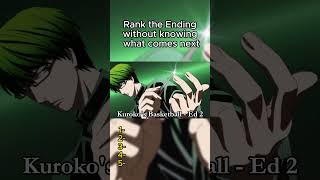 Rank The Anime Ending Without Knowing The Next One anime animemusic parati shorts ending [upl. by Ultun]