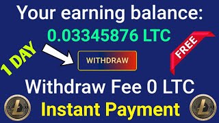 Free0033 LTC 🤑  Payment Proof  LTC Miner  Free LTC  LTC Mining  Free LTC Mining 2024 [upl. by Notxarb184]