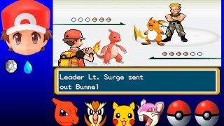 Game play pokemon Fire Red super parte 3 Ginásio do trovão Charmeleon Vs Raichu [upl. by Aivata]