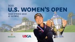 2021 US Womens Open Film Saso Strikes Gold at Olympic [upl. by Ecirtac732]