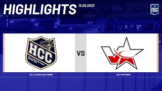 HC La ChauxdeFonds vs HCV Martigny  Highlights  15 septembre 2023 [upl. by Labaw]