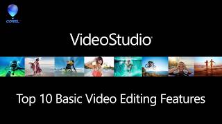 VideoStudio  Top 10 Basic Editing Features [upl. by Onailimixam246]