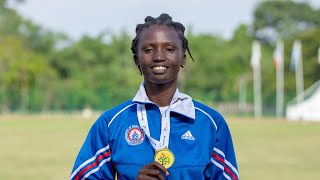 Women discuss throw Faustina Owusu of UEW wins  4479m  GUSA games KNUST 2022 gusaknust2022 [upl. by Shrier]