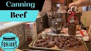 Beef Canning Made Easy Hot Pack Method For 2023 [upl. by Nalim862]