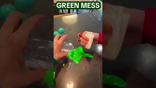 MAKING A GREEN MESS shorts [upl. by Euginom]