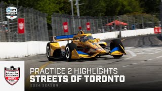 Practice 2 Highlights  2024 Ontario Honda Dealers Indy Toronto  INDYCAR [upl. by Castillo937]