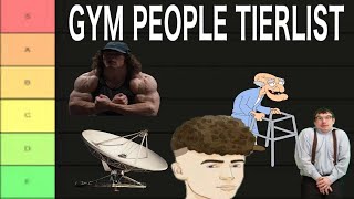 PEOPLE AT THE GYM TIERLIST [upl. by Corbet]