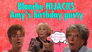 Blanche hijacks Amys birthday party  Coronation Street 2005  Blanche Hunt Fans [upl. by Kermy80]