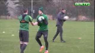 Celtic FC  First Team Training pre Hearts [upl. by Warp195]