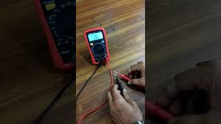 how to check continuity with multimeter  continuity test with multimeter shorts [upl. by Shannen]