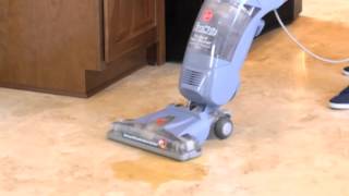 Hoover FloorMate Hard Floor Cleaner Picking Up Spills FH40010 [upl. by Reaht]