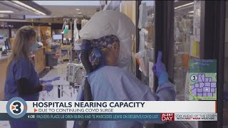 Hospitals nearing capacity [upl. by Haeel]