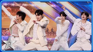 Kpop boyband BLITZERS 블리처스 cover Shawn Mendes hit  Auditions  BGT 2024 [upl. by Koser19]