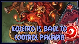 Hearthstone Kolento is back to control paladin [upl. by Blanka]