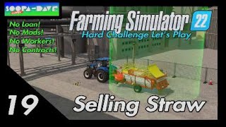 Farming Simulator 22 FS22 Selling Straw [upl. by Adnima]