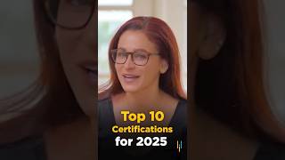 🔥Top 10 Certifications For 2025  High Paying Jobs Certification  Simplilearn shorts [upl. by Varipapa]