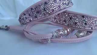 Swarovski Dog Collar Swarovski crystal dog collar dog collar encrusted with swarovski [upl. by Eatnohs]