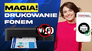 Drukowanie z telefonu na drukarce BEZ WiFi Pokazujemy JAK [upl. by Dranoc]