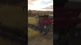 Harvesting soybeans in farming simulator 25 [upl. by Hughmanick]