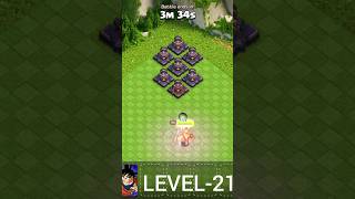 Max level spiky ball vs all levels cannon clashofclans shorts trending youtube clashroyale [upl. by Nanahs]