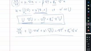 Linearized Navier Stokes equation [upl. by Ennazzus428]