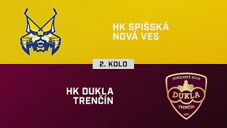 2 kolo HK Spišská Nová Ves – HK Dukla Trenčín 41 HIGHLIGHTY [upl. by Pirri]