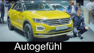 VW TRoc colours amp trims RLine Style ExteriorInterior Feature Volkswagen IAA 2017  Autogefühl [upl. by Melicent]