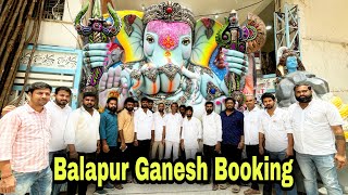 Balapur Ganesh Booking😱  Balapur Ganesh Mandapam 2024 Special Style  LaxmiNarayan Singh Kalakar [upl. by Jerrilee]