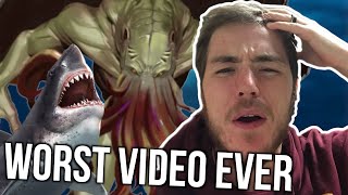 Fish Biologist reacts to quotMegalodon vs Bloopquot [upl. by Oilalue]