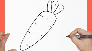 How To Draw A Carrot [upl. by Ah]